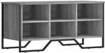 vidaXL Schuhregal Grau Sonoma 90x38x45,5 cm Holzwerkstoff 848642