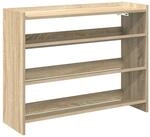 vidaXL Schuhregal Sonoma-Eiche 80x25x62 cm Holzwerkstoff 859916