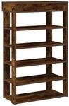 vidaXL Schuhregal R&auml;uchereiche 60x30x98 cm Holzwerkstoff 859927