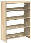 vidaXL Schuhregal Sonoma-Eiche 60x25x81 cm Holzwerkstoff 859880