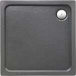 Ottofond Duschwanne Extraflach Aruba Rechteck 140 cm x 90 cm Anthrazit