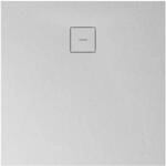 Breuer Duschwanne Modern Line Steinoptik Quadrat 90 cm x 90 cm Wei&szlig;
