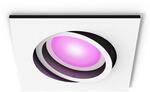Philips Hue LED-Einbauspot Centura White & Color Ambiance Eckig Wei&szlig;