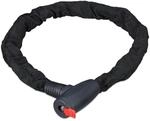Relaxdays Kettenschloss Secure Kupfer Schwarz mit 2 Schl&uuml;sseln 100 cm 1,22 kg