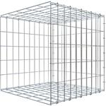 Gabiona C-Ring-Gabione-Anbaukorb Typ 2 50 x 50 x 50 cm Maschenw 5 x 10 cm