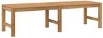 vidaXL Massivholz Teak Gartenbank 150 cm
