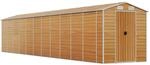 vidaXL Ger&auml;tehaus Hellbraun 191x980x198 cm Verzinkter Stahl 1849815