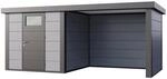Ger&auml;tehaus Classico 2424 mit Lounge S Rechts 522 cm x 238 cm Hellgrau