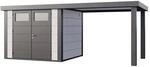 Ger&auml;tehaus Classico 2724 mit Offene Lounge L Rechts 552 cm x 238 cm Wei&szlig;