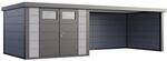 Ger&auml;tehaus Classico 3030 mit Lounge XL Rechts 762 cm x 238 cm Hellgrau