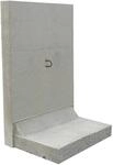EHL St&uuml;tzwinkel L-Stein 50 cm x 155 cm Sicht Lf.1 Wandst&auml;rke 12 cm Grau