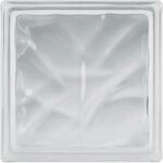 Fuchs Glasstein Wolke Klar 19 cm x 19 cm x 8 cm gl&auml;nzend