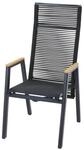 Siena Garden Dining Sessel Move Bologna Rope 77 cm x 56 cm x 113 cm Schwarz