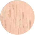 vidaXL Tischplatte &Oslash;70x1,5 cm Rund Massivholz Buche 355910
