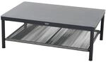Siena Garden Gartentisch Rechteckig Anthrazit/Matt 70 cm x 110 cm