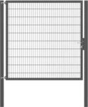 Einzeltor Flexo Plus 200 cm x 200 cm Pfosten 100 cm x 100 cm Anthrazit
