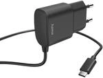 Hama Ladeger&auml;t mit USB-C-Anschluss 12 W 1 m Schwarz
