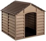 vidaXL Hundeh&uuml;tte Braun 86x84x82 cm Polypropylen 94214