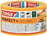 Tesa Malerband Perfect+ 50 m x 30 mm Gelb 2 Rollen