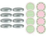 Dr. Oetker Marmeladendeckel-Set Silber