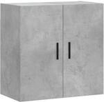 vidaXL Wandschrank Betongrau 60x31x60 cm Holzwerkstoff 829984