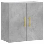 vidaXL Wandschrank Betongrau 60x31x60 cm Holzwerkstoff Modell 6