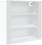 vidaXL Wandschrank Wei&szlig; 80x33x80 cm Holzwerkstoff 816592