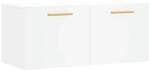 vidaXL Wandschrank Wei&szlig; 80x36,5x35 cm Holzwerkstoff 830060