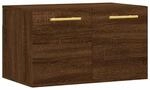 vidaXL Wandschrank Braun Eichen-Optik 60x36,5x35cm Holzwerkstoff 830011