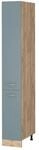 Vicco Apothekerschrank R-Line Medizinschrank f&uuml;r die K&uuml;che Blau-Grau/Goldkraft