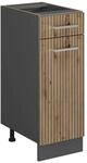 Vicco K&uuml;chenunterschrank R-Line Artisan-Eiche/Anthrazit 30 cm ohne Arbeitsplatte