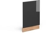 Vicco Frontblende R-Line Anthrazit Hochglanz/Goldkraft Eiche 45 cm ohne...