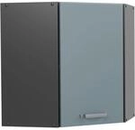 Vicco Eckh&auml;ngeschrank R-Line K&uuml;chen-Eckschrank Blau-Grau/Anthrazit 57 cm