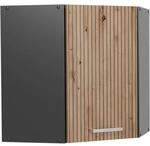 Vicco Eckh&auml;ngeschrank R-Line K&uuml;chen-Eckschrank Artisan-Eiche/Anthrazit 57 cm