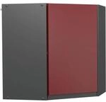 Vicco Eckh&auml;ngeschrank R-Line K&uuml;chen-Eckschrank Rot/Anthrazit 57 cm J-Shape