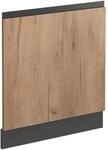 Vicco Frontblende R-Line Goldkraft Eiche/Anthrazit 60 cm J-Shape ohne Arbeitsplatte