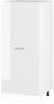 Vicco Hochschrank R-Line K&uuml;chenkommode Wei&szlig; Hochglanz/Wei&szlig; 60 cm
