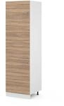 Vicco K&uuml;hlumbauschrank R-Line Hochschrank f&uuml;r die K&uuml;che Sonoma/Wei&szlig; 60 cm