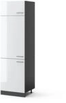 Vicco K&uuml;hlumbauschrank R-Line Hochschrank f&uuml;r die K&uuml;che Wei&szlig;...