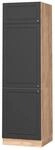 Vicco K&uuml;hlumbauschrank Fame-Line Anthrazit-Gold/Goldkraft Eiche 60 cm