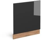 Vicco Frontblende R-Line Anthrazit Hochglanz/Goldkraft Eiche 60 cm ohne...