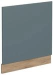 Vicco Frontblende R-Line Blau-Grau/Goldkraft Eiche 60 cm ohne Arbeitsplatte