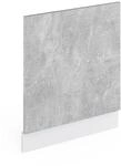 Vicco Frontblende R-Line Geschirrsp&uuml;ler Frontt&uuml;r Beton/Wei&szlig; 60 cm ohne