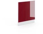 Vicco Frontblende Fame-Line Bordeaux Hochglanz/Wei&szlig; 60 cm ohne Arbeitsplatte