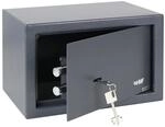 HMF 49200-11 Safe Tresor Schl&uuml;ssel M&ouml;beltresor 31 x 20 x 20 cm Anthrazit