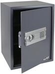 HMF 4612512 Tresor Zahlenschloss M&ouml;beltresor 35 x 50 x 31 cm Anthrazit