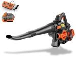 FUXTEC 40V Akku-Laubbl&auml;ser/-sauger-Set FX-E2LBSSET 685,1 m&sup3;/h 2-in-1 Bl&auml;ser/Sauger