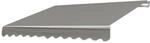 MCW Alu-Markise H790 4x3m Polyester Grau-Braun