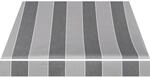 Spettmann Gelenkarmmarkise Star Fix B 250 cm x T 200 cm Grau Gestreift