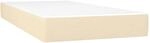 vidaXL Taschenfederkernmatratze Creme 100x200x20 cm Stoff 347739